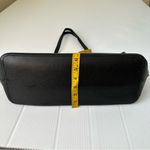 Tory Burch Perry Pebbled Leather Tote Bag Black Large Photo 4