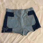 PacSun Two-Tone Denim Shorts Photo 5