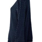 Karen Scott Medium Tight Knit Sweater Turtleneck Long Sleeve Stretch Navy Blue Photo 3