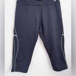 Smartwool  PhD Run Capri Leggings crop black Merino wool blend L Photo 0