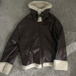 Leather jacket Brown Size M Photo 0