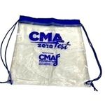 None CMA Fest Clear Backpack Tote Bag plastic vinyl Photo 0