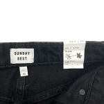 Aritzia Sunday Best Zola Mom Jeans High-Waisted Tapered Denim Black Size 00 Photo 6