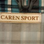 Caren Sport 2X Capped Sleeve Button Front Ruffle Stretch Plaid Top Blue Photo 6