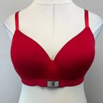 Victoria's Secret  Red T-Shirt Lightly Lined Bra - Size 40DD Photo 0