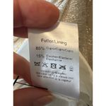 Talbot Runhof Metallic Draped Cocktail Dress Gold Silver Size 14 Photo 12