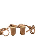 Marc Fisher  Blush Pink Lace up Caged Sandal Block Heels Women Sz 7 Photo 4