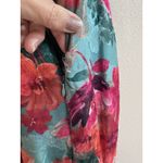 Adrianna Papell Adriann Papell Floral Halter Mermaid Gown Dress Womens 2 Wedding Guest Whimsical Photo 6