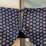 Fun 2 fun blue patterned cutout open back romper with tie Photo 9