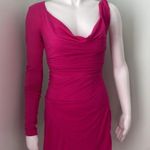 Alana Eve Raspberry Chloe One Sleeve Mini Dress size small Pink Photo 8
