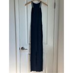 SKIMS Cotton Rib Long Cami Dress in Navy, Size XXS Photo 8