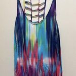 Hang Ten  Spaghetti Strap Tank ~ Tie Dye Multi Color ~ Size X-Small Photo 0