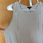 J Jill Black White Stripe Maxi Dress Petite L Sleeveless Tunic Size undefined Photo 2