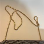 Urban Expression Urban Expressions Vegan Glossy Black Quilted Clutch Gold Snack Chain Strap Photo 4