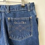 Oscar de la Renta Vintage  High Waisted Denim Jeans Photo 1