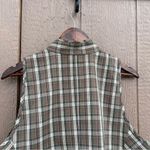 Lane Bryant  Womens Vest Icon Collection Brown Plaid Snap Button Plus Size 24 Photo 4