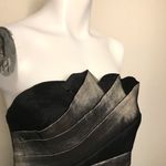 Jessica McClintock 90s Iridescent Formal Vintage Short Dress Holiday Christmas Photo 2