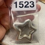 Surf Gypsy 925 Thailand Sterling Silver Star Abstract Pin Brooch Modern Artisan Celestial Photo 4