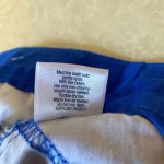 st. john's bay St John’s Bay Capris Pants Blue with some stretch 98% Cotton 2% Spandex Size 4P‎ Photo 3