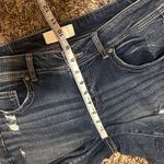 BKE  Victoria Jean Denim Shorts Blue Size 29 Distressed Photo 4