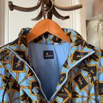 Vintage 90s Equestrian Horse Print Blue Swishy Track Jacket Size undefined Photo 7