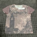 Urban Outfitters  London Diamante Baby Tee NWT Size M Photo 5