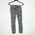 Hudson Jeans Hudson Women's 26 Green Camo Printed Barbara High Waisted Super Skinny Jeans Photo 1