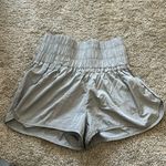 Free People  movement the way home shorts silver size M Photo 0