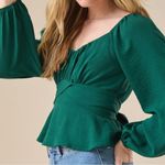 Altar'd State NEW Altar’d State Crossover Bow Babydoll Top Size XL NWT Photo 2