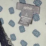 Aerie  Blue Patterned slip with Lace Detail Photo 2