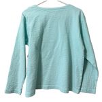 By Taylor 100% American Original Blue Star Pullover Women Shirt Size S/M Texture Photo 1
