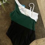 Cupshe Women's Color Block One Shoulder One Piece Swimsuit - Photo 8