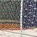 Flying Tomato  HoBo Boho Style Smocked Geometric Paisley Blouse Size Small Photo 6