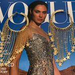 Anthropologie New Stella & Ruby Crystal Star cascading chain fringe statement Hoop earring Photo 5