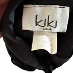 Vintage KiKi USA Black Polyester Formal Dress Size L Photo 5