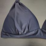 Yonique Black Bikini Top NWT Size Large Black Halter Swim Top Photo 1