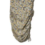 Bardot Cindy Sweetheart Ruched Mini Dress Soft Yellow Floral NWT 6 Small Photo 6