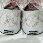 Superga  X LoveShackFancy Floral Sneakers Ribbon Laces Low Top Size 8 Coquette Photo 9