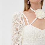 For Love & Lemons Belladonna Lace Mini Dress Size Small $279 Photo 4