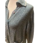 Woolrich  Vintage 90’s Women’s Teal Green Speckled Knit Cardigan – Size Medium Photo 9
