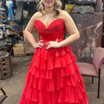 Sherri Hill Prom Dress Red Photo 0