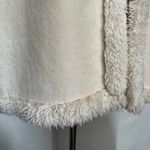 Ralph Lauren Lauren  Faux Suede Sherpa Womens Vest Size 1X Open Cozy Neutral Boho Photo 10