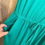 PRETTYGARDEN Kelly Green Loose Off The Shoulder Stretchy Pants Romper M NWT Photo 2