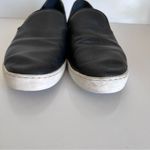 Birdies  The Swift Black Leather Slip On Sneakers Photo 3