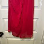 Ever Pretty NWT  Red One Shoulder Rhinestone Accent Tunic Top Size US 4 Photo 5