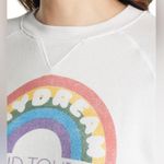 Mother Cotton Rainbow Long Sleeve The Square Crewneck Sweatshirt Day Dream XS Silver Photo 3