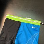 Nike ✨  Pro Blue Black Green Spandex Shorts Small Photo 6