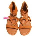 Chinese Laundry Tan Cutout Cut-Outs Flat Sandals 6 Photo 3