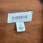 Evereve Alexa Double Breasted Linen Blend Blazer Burnt Orange Size Small Photo 5