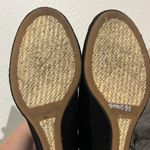 Lauren Ralph Lauren Women’s Nella Canvas Wedge Peep Toe Shoes Size 9.5 Black Photo 7